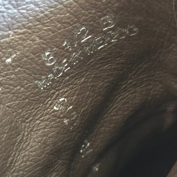 Old Gringo Gold Distressed Leather Studded Snake Skin Ankle Boots - Picture 9 of 9